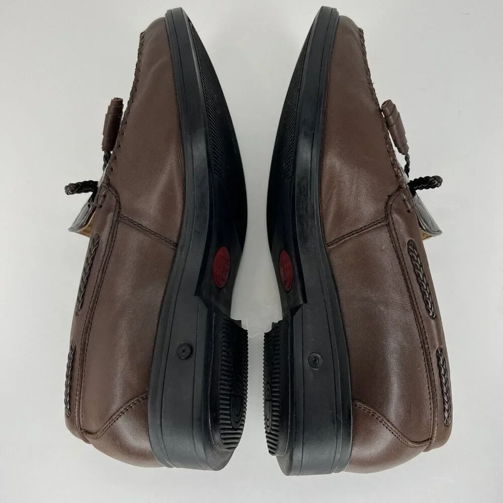 Gravity Defyer by AIW Crocodile Pattern Patent Leather Mens Size 8 Comfort Shoes